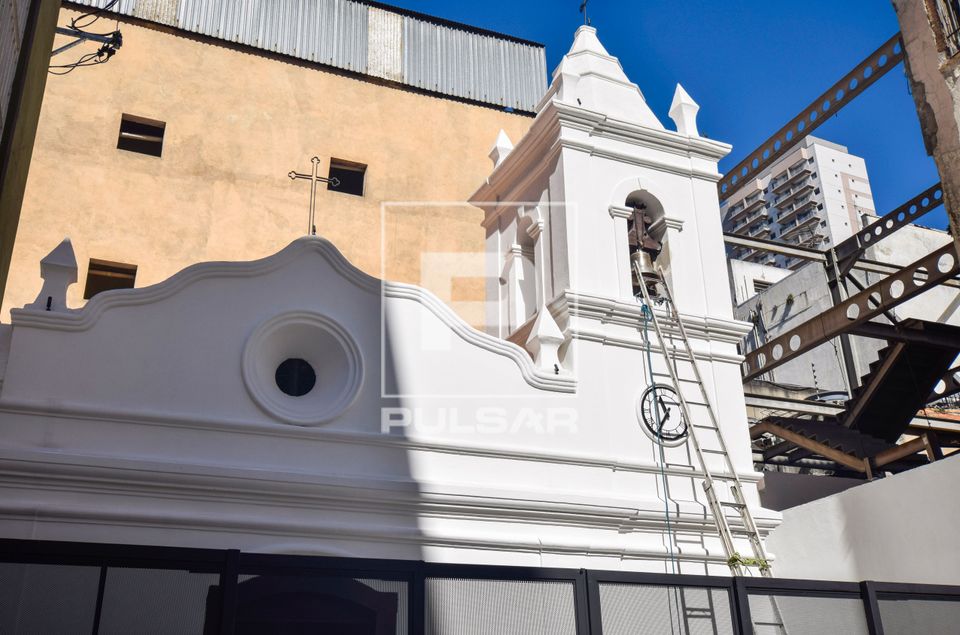 Capela de Nossa Senhora dos Aflitos também conhecida por Capela dos Aflitos recém restaurada - bairro Liberd