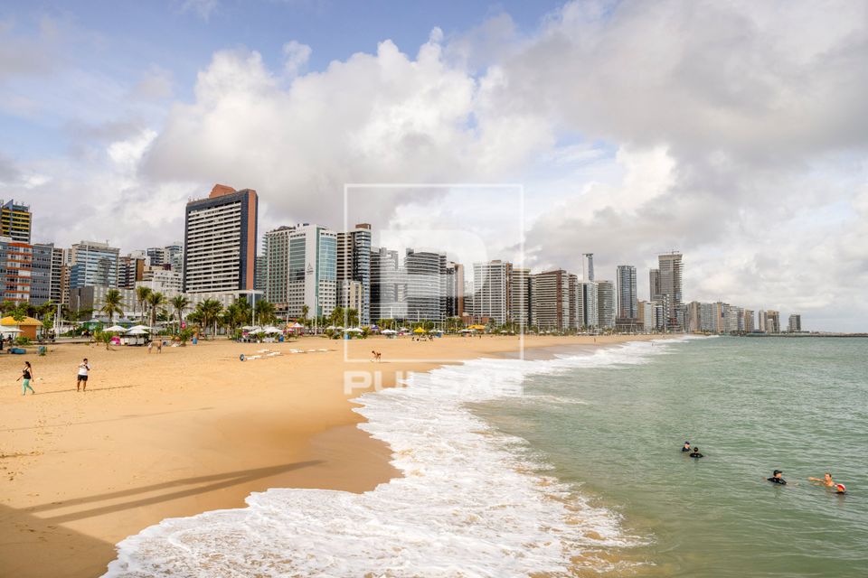 Vista de cima da Praia do Meireles