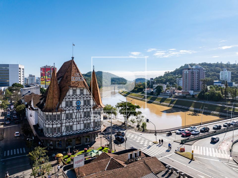 Castelinho Moellmann edifício comercial projetado do arquiteto alemão Heinrich Herwig - Vale do Itajaí