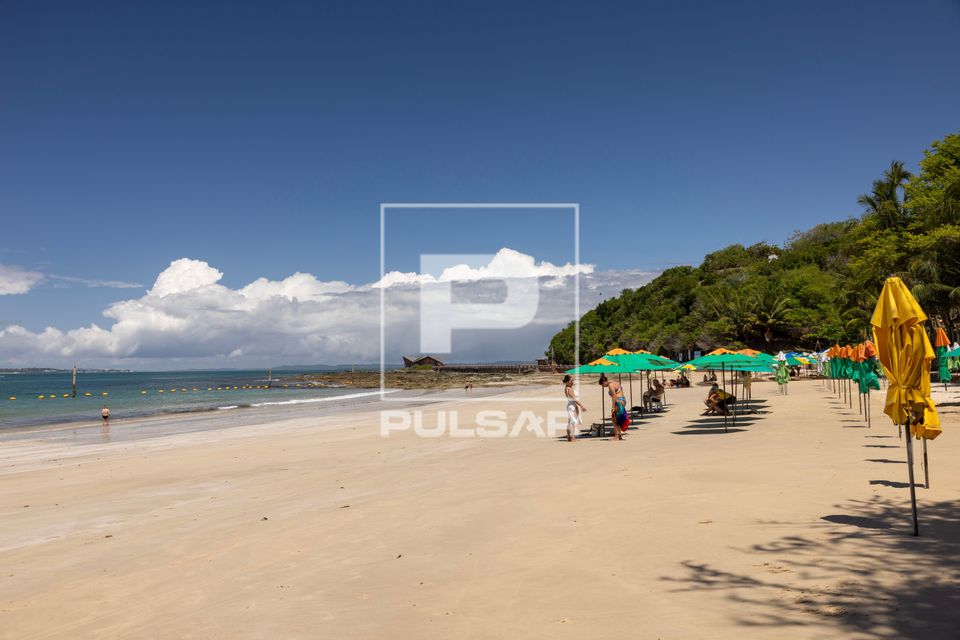 Praia da Ponta de Nossa Senhora de Guadalupe na Ilha dos Frades