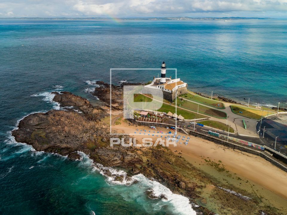 Largo do Farol da Barra e Forte de Santo Antônio da Barra sede do Museu Náutico da Bahia - bairro Barra 