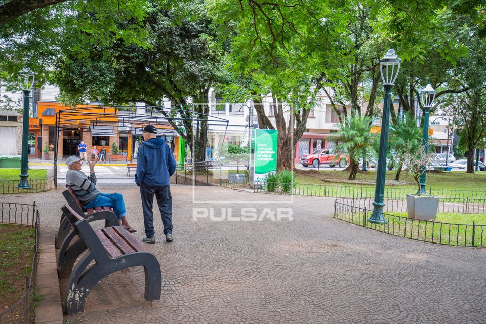 Praça Piazzeta San Marco - centro da cidade - Serra Gaúcha