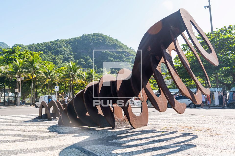 Escultura A Baleia - obra de Ângelo Venosa