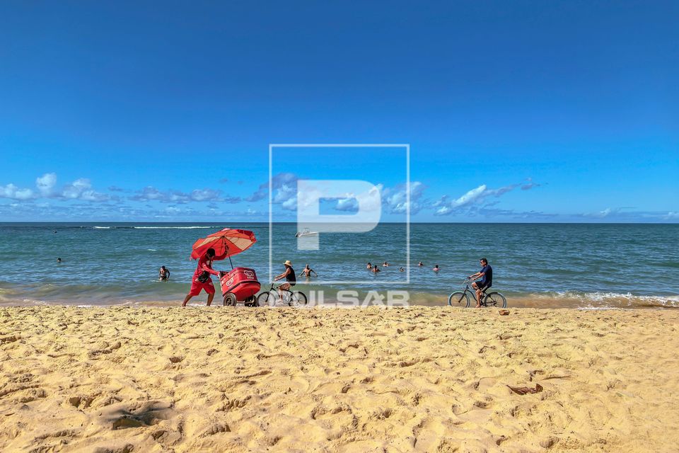 Sorveteiro na Praia de Pitinga - distrito de Arraial d'Ajuda