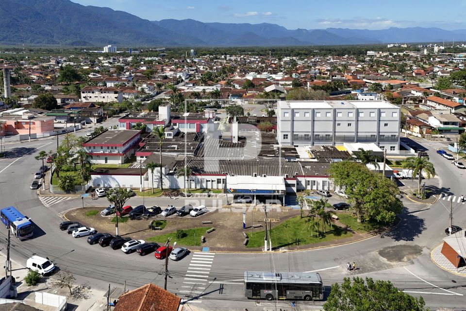 Vista de drone do Hospital Municipal de Bertioga Santa Teresinha