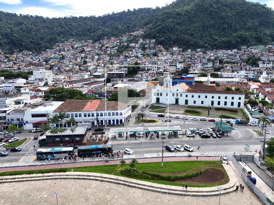 Vista de drone do Convento e Igreja do Carmo e Igreja da Ordem Terceira - centro histórico