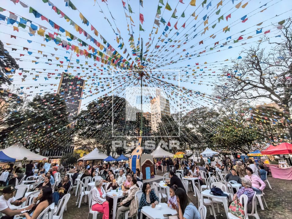 Festa Julina na Praça da Bandeira - centro da cidade