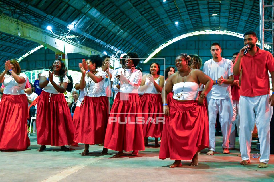 Apresentação do Jongo de Piquete no Festival de Cultura Tradicional Paulista - Revelando São Paulo no Parqu