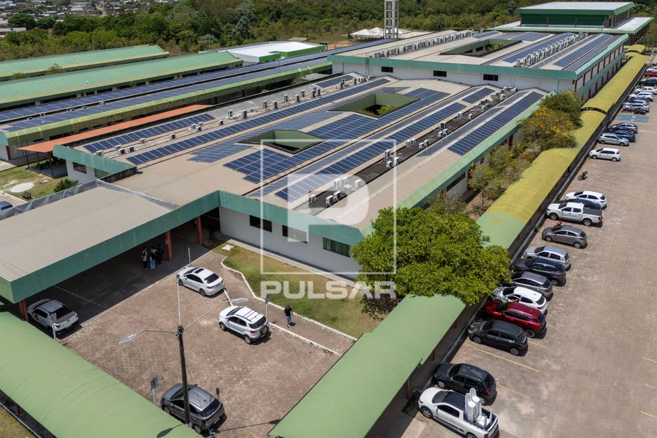 Vista de drone de Instituto Federal de Educação Ciência e Tecnologia do Amapá - Campus Macapá
