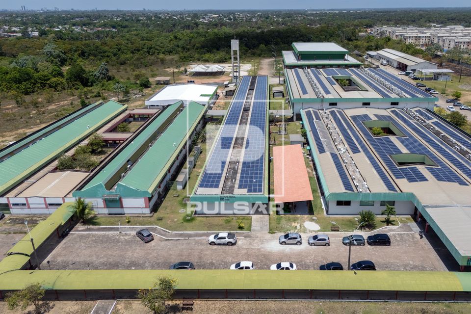 Vista de drone de Instituto Federal de Educação Ciência e Tecnologia do Amapá - Campus Macapá