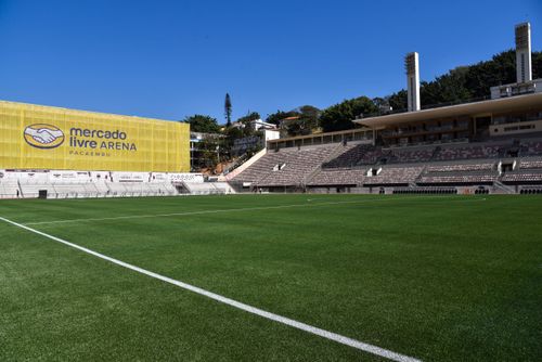 Gramado do Mercado Livre Arena Pacaembú - antigo Estádio Municipal Paulo Machado de Carvalho