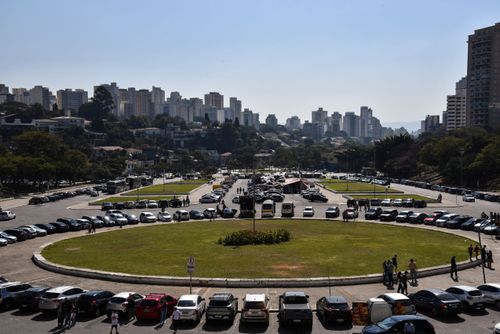 Vista da Praça Charles Miller - a partir do Museu do Futebol
