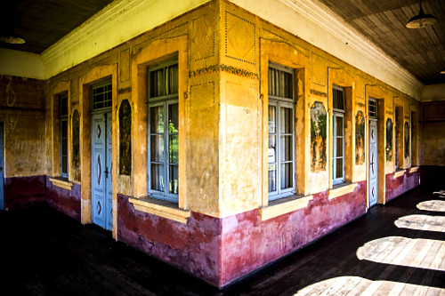 Varanda da Casa de Wally Kruger - atual CAT Central de Atendimento ao Turista - construção de 1925