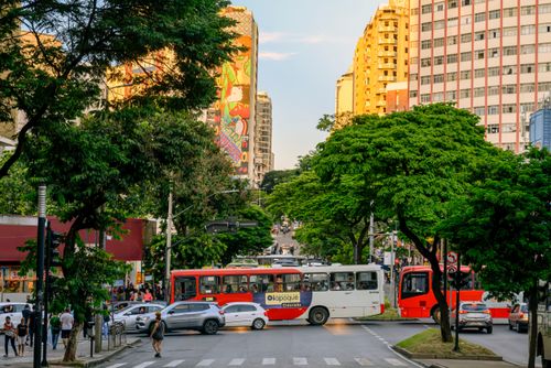 Congestionamento na Avenida Bias Fortes