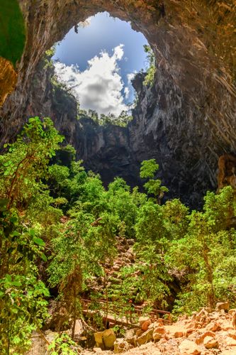 Gruta do Janelão - Parque Nacional Cavernas do Peruaçu - transição dos biomas caatinga e cerrado - Mosaico