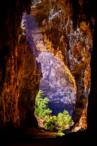 Gruta do Janelão - Parque Nacional Cavernas do Peruaçu - transição dos biomas caatinga e cerrado - Mosaico