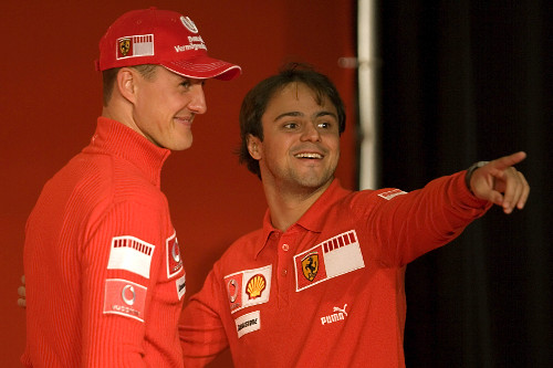 Grande Premio Brasil de Formula I - Michael Schumacher e Felipe Massa
