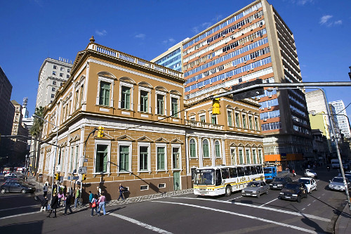 Predio da prefeitura de Porto Alegre no centro da cidade - RS