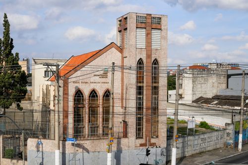Fachada da Igreja Central Evangélica Arménia de São Paulo - fundada por imigrantes armênios