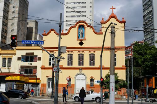 Paróquia Pessoal Nipo-Brasileira São Gonçalo - transformada em paróquia para japoneses - Praça João Mend