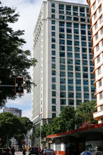 Fórum Central Cível João Mendes Júnior na Praça Doutor João Mendes - centro histórico