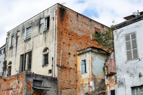 Centro Cultural da Vila Itororó - conjunto arquitetônico de 1922 em processo de restauração 