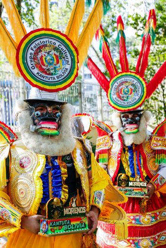 Apresentação do Grupo Folclórico Cultural Kantuta Bolívia no Festival de Inverno das Culturas Imigrantes n