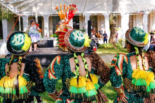 Apresentação do Grupo Folclórico Cultural Kantuta Bolívia no Festival de Inverno das Culturas Imigrantes n