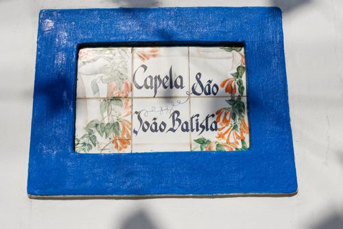 Capela de São João Batista - construção em pau-a-pique - bairro Perequê