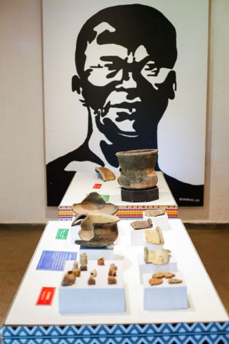 Vista interna do Museu da Cultura Afro-Brasileira - Parque Municipal Fazenda Engenho D'Água