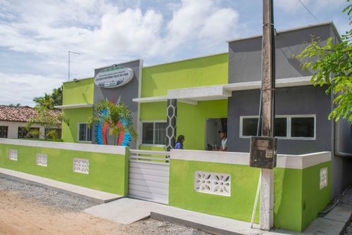 Escola Municipal Indígena de Ensino Fundamental Cacique Antônio Felix de Lima na Aldeia Tramataia da etnia P