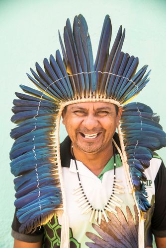 Cacique Elias Jeronimo de Lima da etnia Potiguar 
