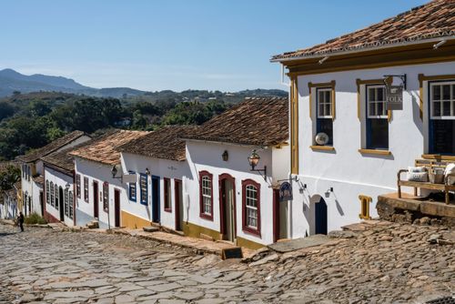 Casario colonial na Rua da Câmara - centro histórico