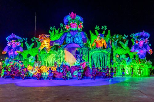 Apresentação do Grupo Sociocultural Boto Tucuxi no Festival dos Sairé ou Çairé 2026 realizada em Alter do