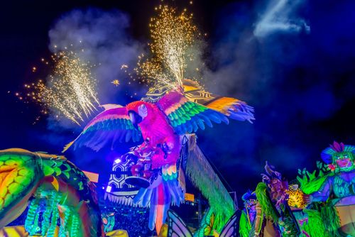 Apresentação do Grupo Sociocultural Boto Tucuxi no Festival dos Sairé ou Çairé 2026 realizada em Alter do