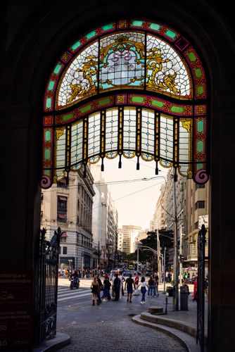 Rua Xavier de Toledo vista a partir do Teatro Municipal