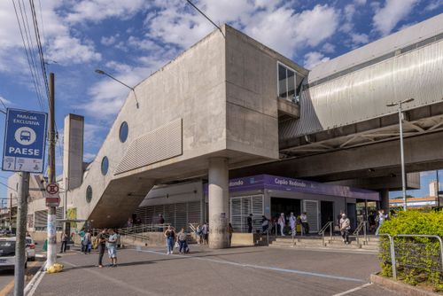 Estação Capão Redondo do metrô da Linha 5 - Lilás 