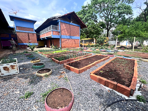 Horta comunitária da Escola Municipal João Gontijo Ferreira