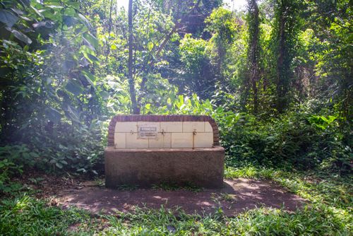 Bebedouro na trilha dos Jequitibás - Parque Estadual Vassununga
