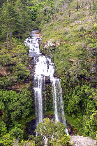 Cachoeira do Palmito Mole na região do Cânion Pirituba - Região Turística dos Cânions Paulista