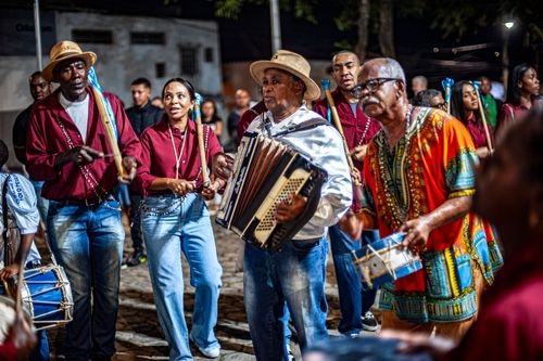 Festa do Reinado de Nossa Senhora do Rosário - grupo Catopé N . Sra. do Rosário - festa da elevação das b