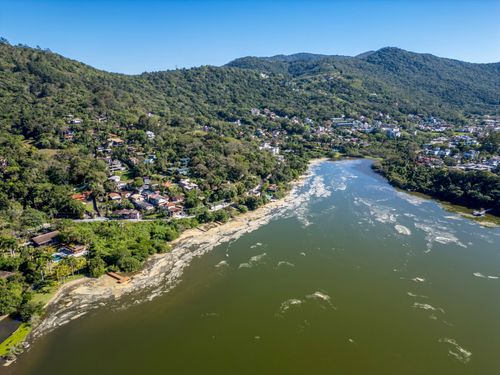 lagoa poluída | Pulsar Imagens | Banco imagens do Brasil
