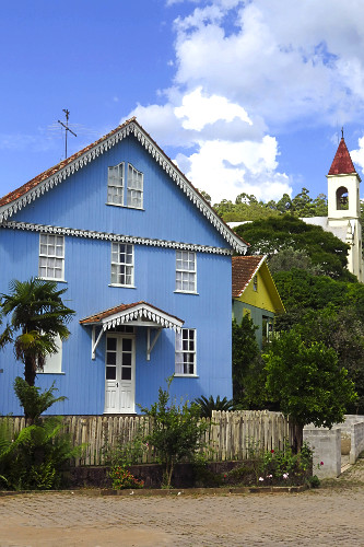 Casa com arquitetura típica italiana - 