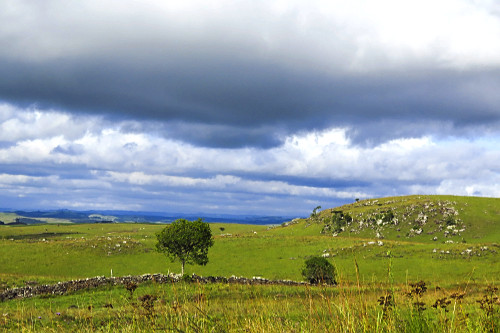 Formação de nuvem de chuva nos Campos de Cima da Serra - 