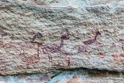 Pinturas rupestres do Sítio do Meio - PARNA da Serra da Capivara