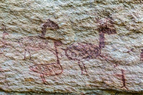 Pinturas rupestres do Sítio do Meio - PARNA da Serra da Capivara