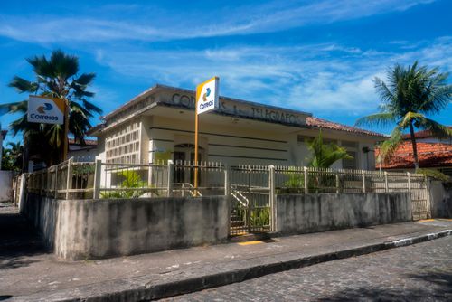 Fachada do agência dos Correios e Telégrafos