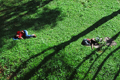 Moradores de rua no Vale do Anhangabaú - Centro - São Paulo - SP