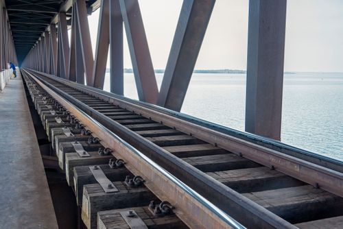 ponte rodoferroviária | Pulsar Imagens | Banco imagens do Brasil
