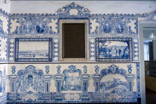 Painéis de azulejos do Museu Republicano Convenção de Itu projetado por Afonso de Escragnolle Taunay - obra